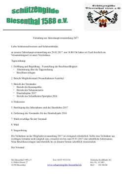 www.schuetzengilde-biesenthal.de Einladung zur