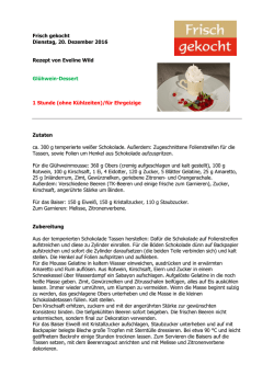 Gl&uuml;hwein-Dessert