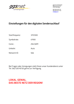 Digitaler Sendersuchlauf