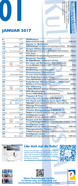 Programm Januar 2017PDF-Datei714,32 kB