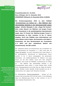Presseinformation Nr. 15/2016 - Bundesverband der Deutschen