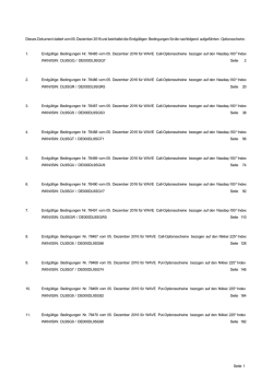 Dieses Dokument datiert vom 05. Dezember 2016 und beinhaltet