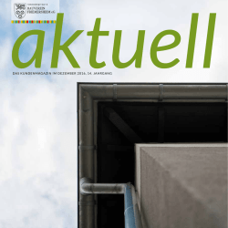 DAS KUNDENMAGAZIN IM DEZEMBER 2016, 14. JAHRGANG