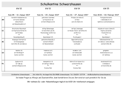 09.01-03.02 2017 KW02-KW05 - in der Schulkantine Schwarzhausen