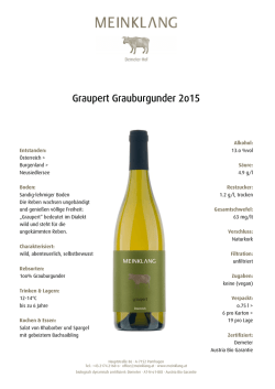 Graupert Grauburgunder 2o15
