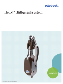 Helix3D H&uuml;ftgelenksystem