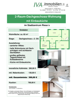 in sehr ruhige Lage - sanierter Altbau - Erdgeschoss