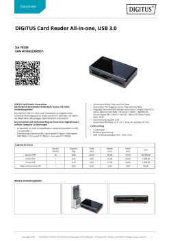 DIGITUS Card Reader All-in