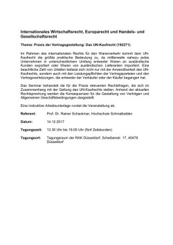 Internationales Wirtschaftsrecht, Europarecht und Handels