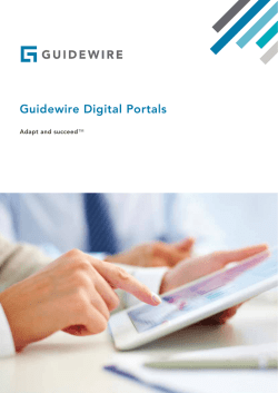 Guidewire Digital Portals