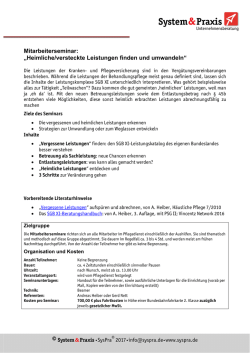 Heimliche Leistungen