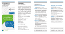 DSH Flyer - Studienkolleg Darmstadt