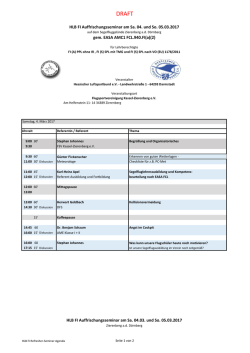 HLB FI Refresher Agenda