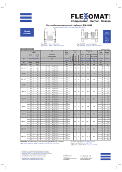 Universalkompensatoren PN1 B-B DIN86044