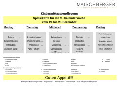 Speiseplan KW51 - Mittelschule Buchloe