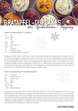 SILVERLINE Weihnachtsrezept Bratapfel-Cupcakes mit