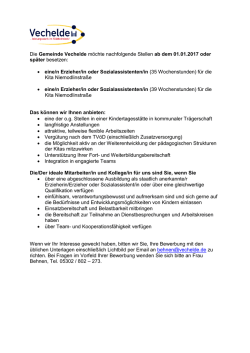 Link zur Übersicht - Gemeinde Vechelde