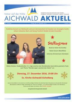 AKTUELL - Gemeinde Aichwald