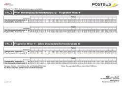 Wien Morzinplatz/Schwedenplatz - Flughafen Wien