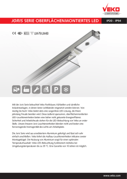 joris serie oberfl&auml;chenmontiertes led