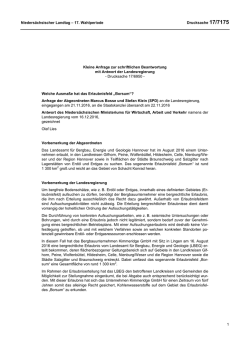 Drucksachen allgemein - Nieders&auml;chsischer Landtag