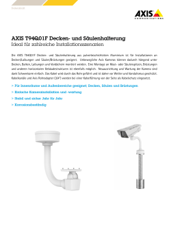 AXIS T94Q01F Decken- und Säulenhalterung