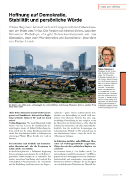 Hoffnung auf Demokratie, Stabilit&auml;t und pers&ouml;nliche W&uuml;rde