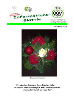 Infoblatt 2016-4 - Obst- und Gartenbauverein H&ouml;fingen eV