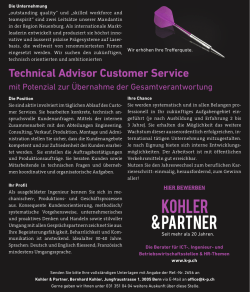Technical Advisor Customer Service