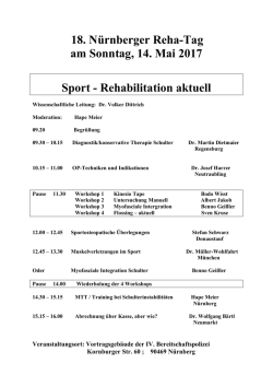 Informationen und Anmeldung