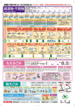 H29ごみの出し方 表2