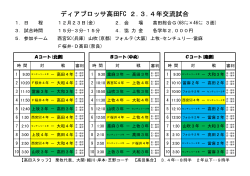 ディアブロッサ高田FC 2.3.4年交流試合
