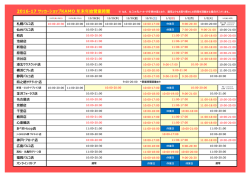 札幌パルコ店 仙台パルコ店 柏店 池袋店 新宿店 原宿店 渋谷店 港北