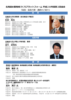 北海道  素地域づくりプラットフォーム平成28年度第2回