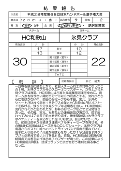 HC和歌山 氷見クラブ - 日本ハンドボール協会