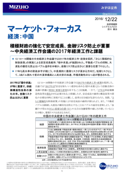 マーケット・フォーカス