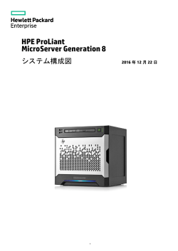 ProLiant MicroServer Gen8 システム構成図