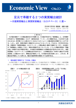 Economic View ＜No.3