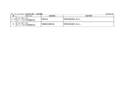 E12（ノート）レスキュー時の取り扱い 改訂履歴 2016年