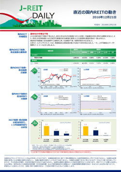 J-REIT DAILY 12/21号