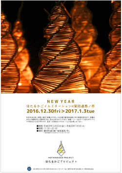 NEW YEARほたるかごイルミネーションポスター(PDF
