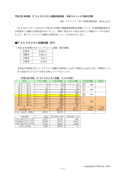 IT ストラテジスト試験試験（ST）