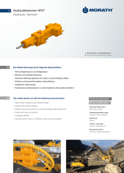 Hydraulikhammer HF57 Hydraulic hammer