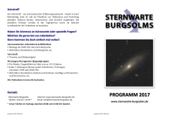 programm 2017 - Sternwarte Burgsolms