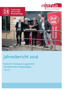 Jahresbericht 2016 - elenia - Technische Universität Braunschweig
