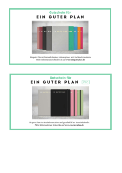 Gutschein für Gutschein für