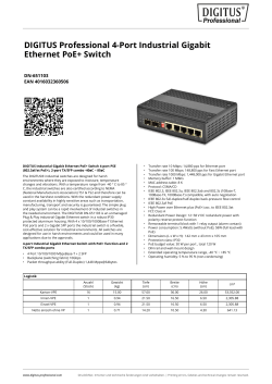 DIGITUS Professional 4-Port Industrial Gigabit Ethernet