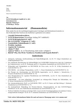 Informationsmaterial (Humanmedizin)