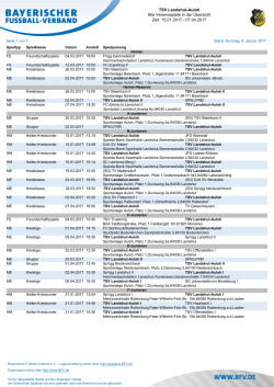 TSV Landshut-Auloh Alle Vereinsspiele in der Übersicht Zeit