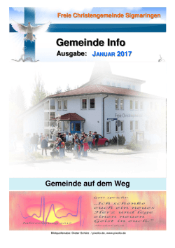 Januar 2017 - Freie Christengemeinde Sigmaringen
